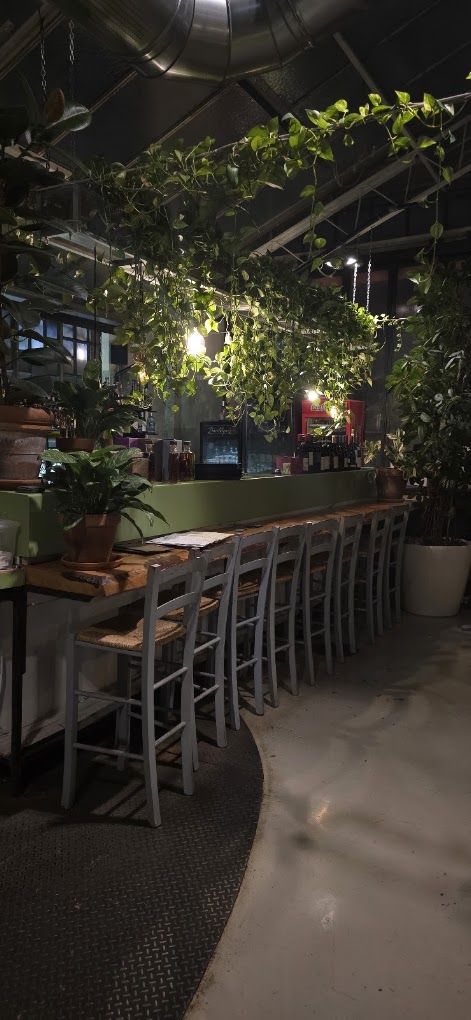 Restaurant bar area